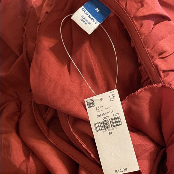Old Navy Rust Ruffle Mini Dress - Picture 7 of 7